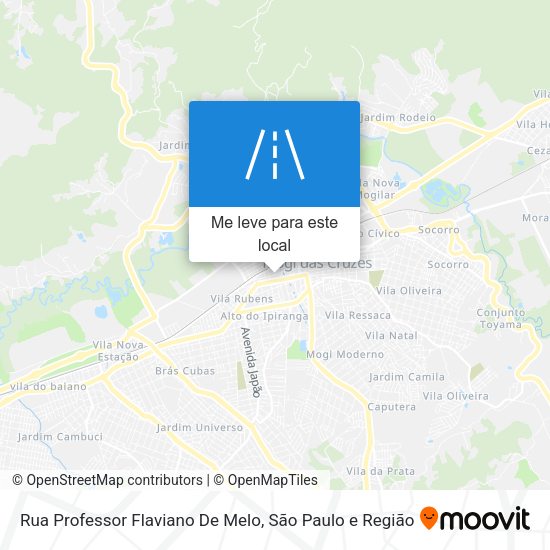 Rua Professor Flaviano De Melo mapa