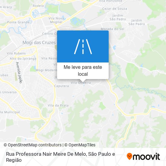 Rua Professora Nair Meire De Melo mapa