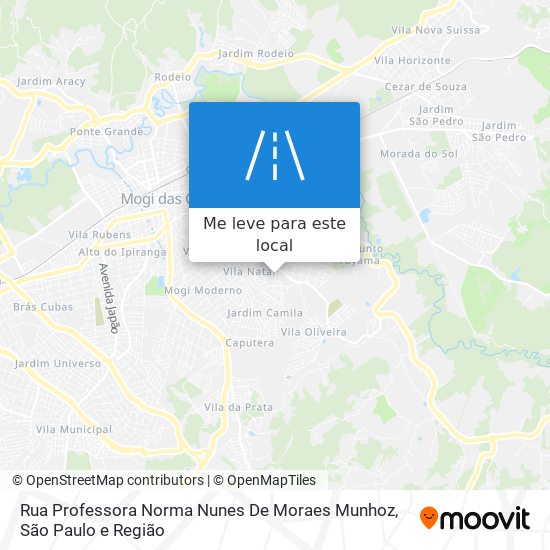 Rua Professora Norma Nunes De Moraes Munhoz mapa