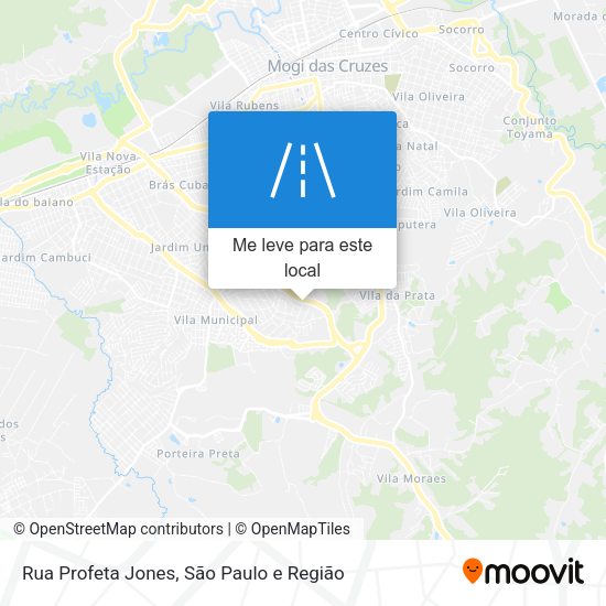 Rua Profeta Jones mapa