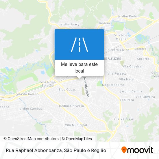 Rua Raphael Abbonbanza mapa