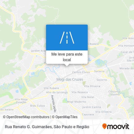 Rua Renato G. Guimarães mapa