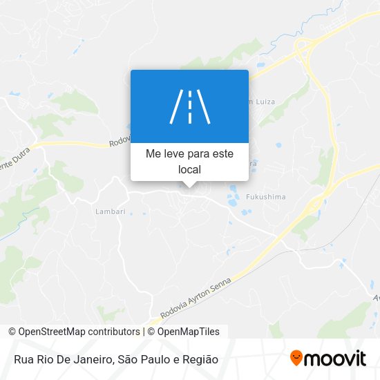 Rua Rio De Janeiro mapa