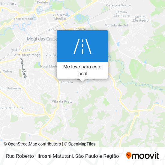Rua Roberto Hiroshi Matutani mapa