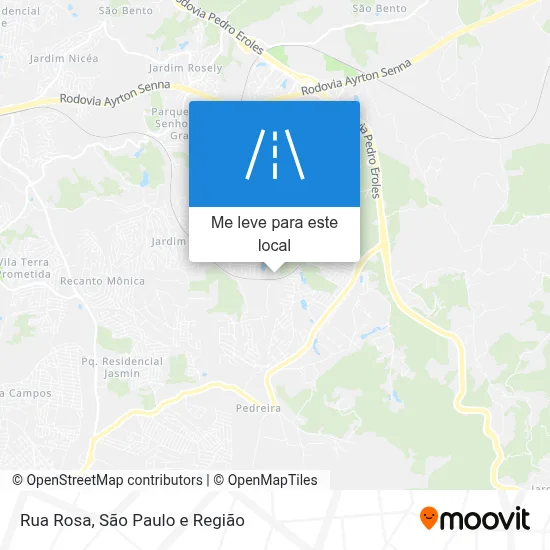 Rua Rosa mapa
