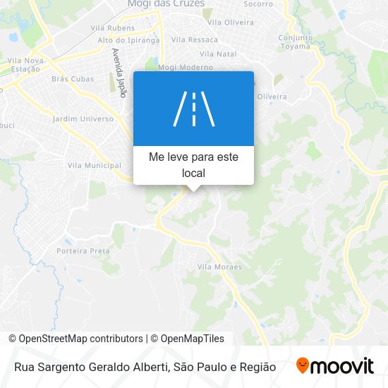 Rua Sargento Geraldo Alberti mapa