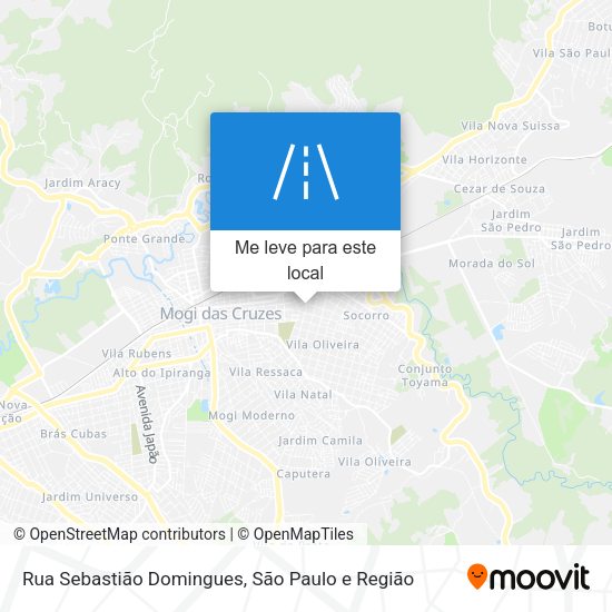 Rua Sebastião Domingues mapa