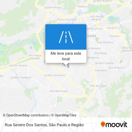 Rua Severo Dos Santos mapa
