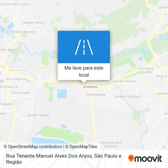 Rua Tenente Manoel Alves Dos Anjos mapa