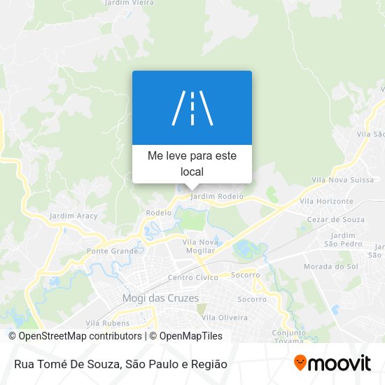 Rua Tomé De Souza mapa