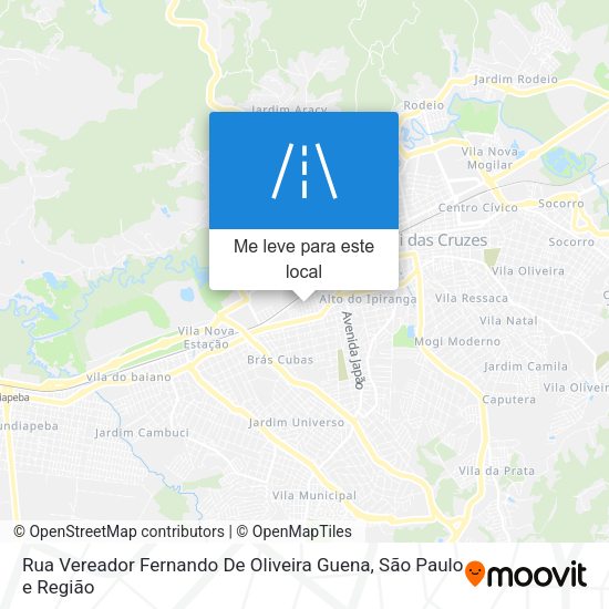 Rua Vereador Fernando De Oliveira Guena mapa