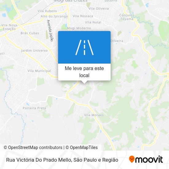 Rua Victória Do Prado Mello mapa