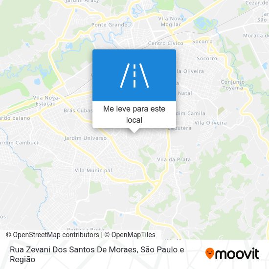 Rua Zevani Dos Santos De Moraes mapa