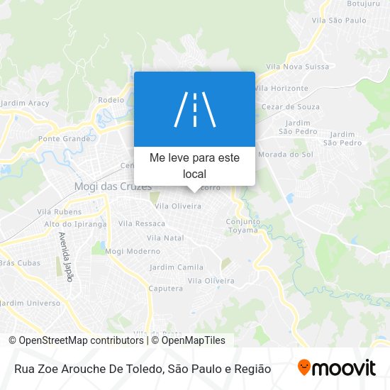 Rua Zoe Arouche De Toledo mapa