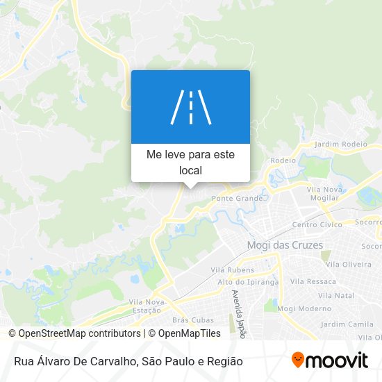 Rua Álvaro De Carvalho mapa