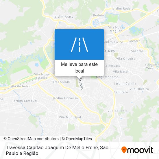 Travessa Capitão Joaquim De Mello Freire mapa