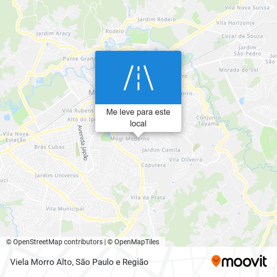 Viela Morro Alto mapa