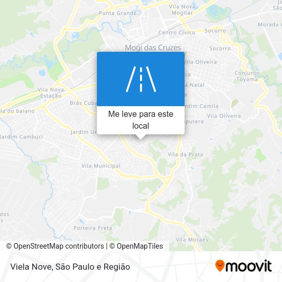 Viela Nove mapa