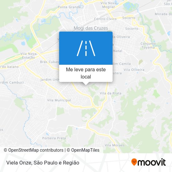 Viela Onze mapa
