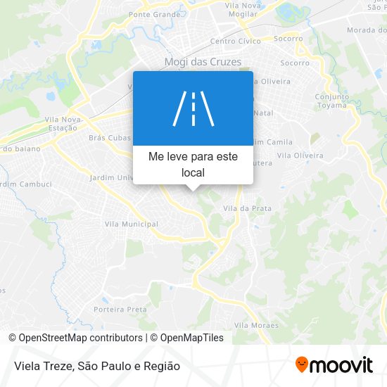 Viela Treze mapa