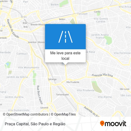 Praça Capital mapa