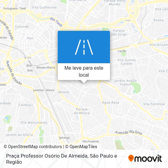 Praça Professor Osório De Almeida mapa