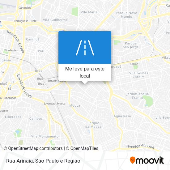 Rua Arinaia mapa
