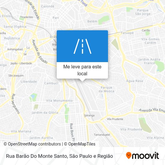 Rua Barão Do Monte Santo mapa