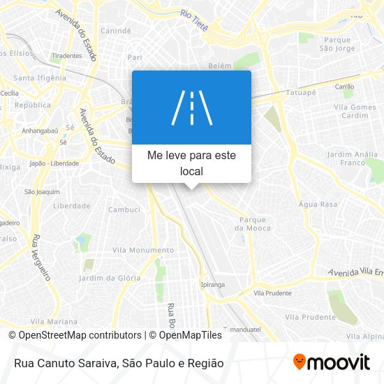 Rua Canuto Saraiva mapa