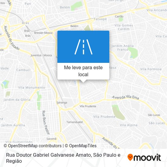 Rua Doutor Gabriel Galvanese Amato mapa