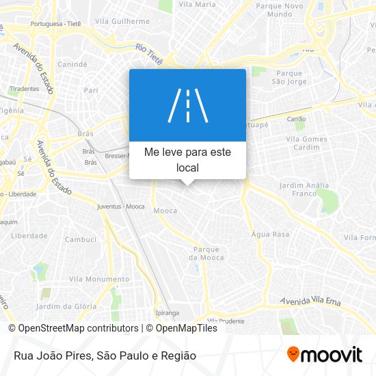 Rua João Pires mapa