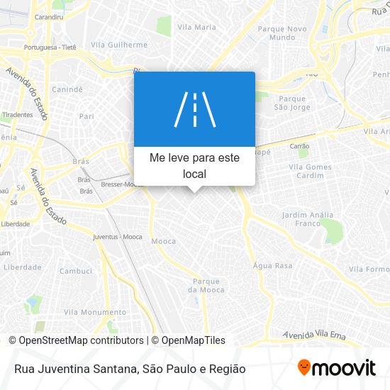 Rua Juventina Santana mapa