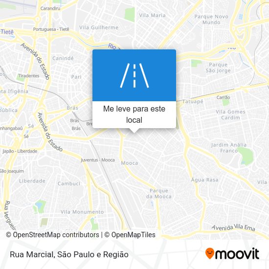 Rua Marcial mapa