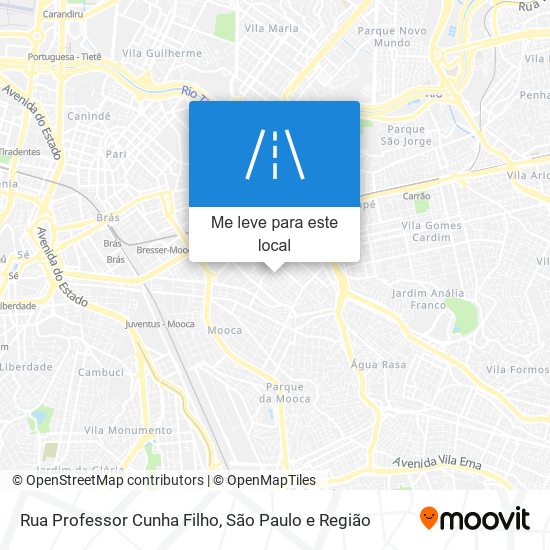 Rua Professor Cunha Filho mapa