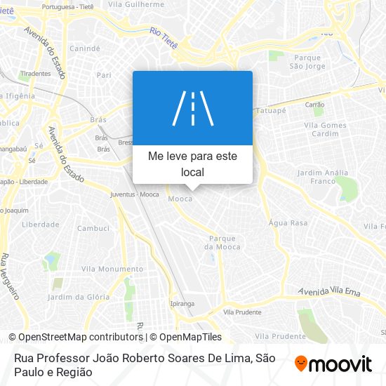 Rua Professor João Roberto Soares De Lima mapa