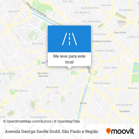 Avenida George Saville Dodd mapa