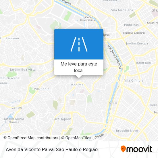 Avenida Vicente Paiva mapa