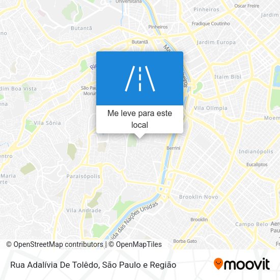 Rua Adalívia De Tolêdo mapa