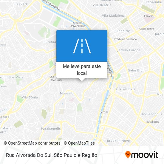 Rua Alvorada Do Sul mapa