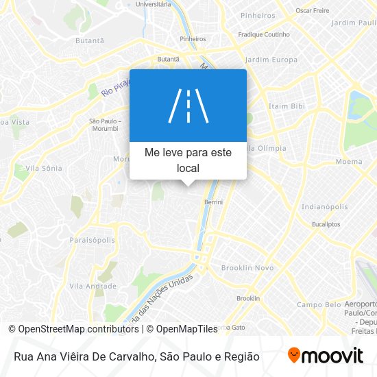Rua Ana Viêira De Carvalho mapa