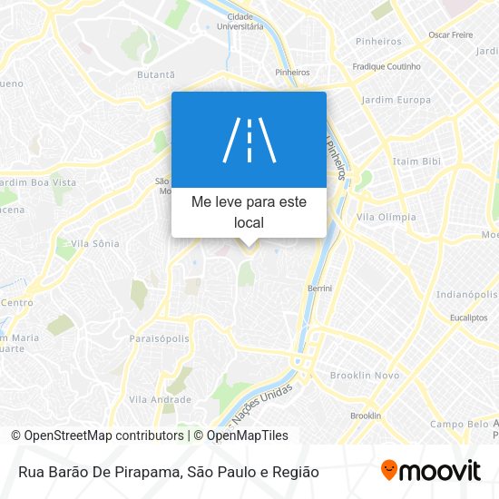 Rua Barão De Pirapama mapa