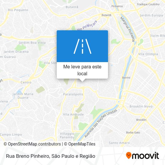 Rua Breno Pinheiro mapa