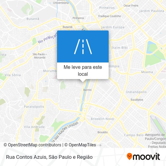 Rua Contos Azuis mapa