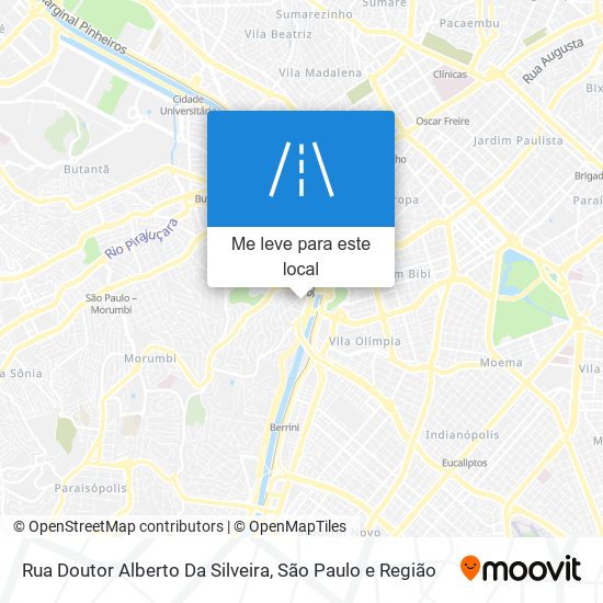 Rua Doutor Alberto Da Silveira mapa