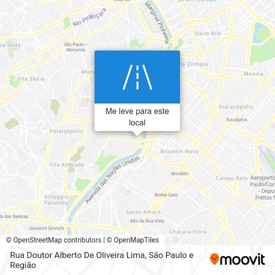 Rua Doutor Alberto De Oliveira Lima mapa