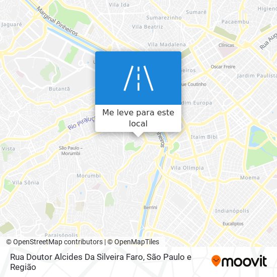 Rua Doutor Alcides Da Silveira Faro mapa