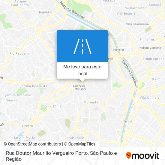 Rua Doutor Maurilio Vergueiro Porto mapa