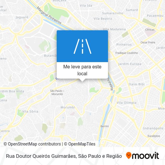 Rua Doutor Queirós Guimarães mapa