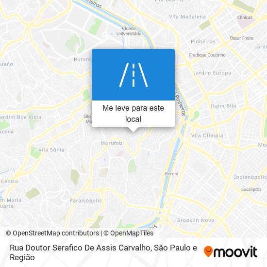 Rua Doutor Serafico De Assis Carvalho mapa