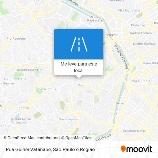 Rua Guihei Vatanabe mapa